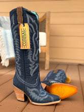 Load image into Gallery viewer, Corral Denim Embroidery Tall Top
