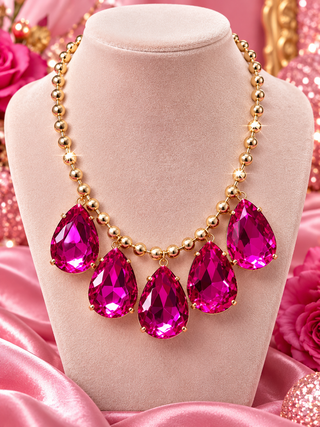 Glamorous Fushia Gem