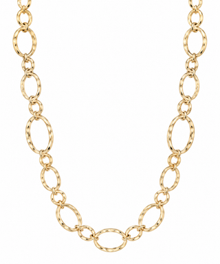 Hammered Gold Necklace