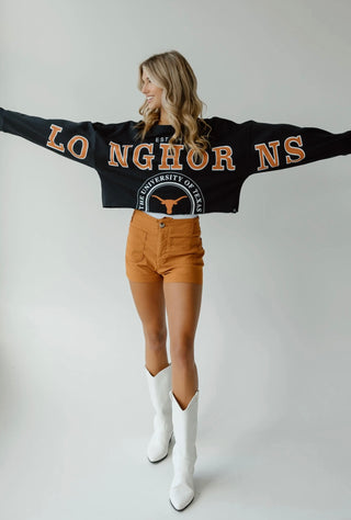 Texas Phipps Split Cropped Longsleeve