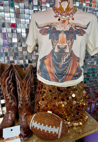 A Longhorn In Bling