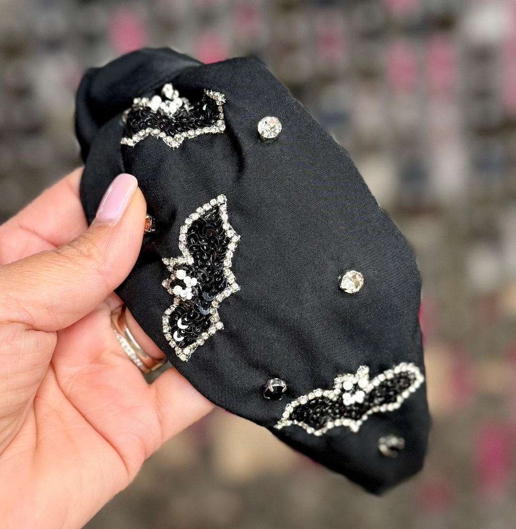 Sequins Bat Headband
