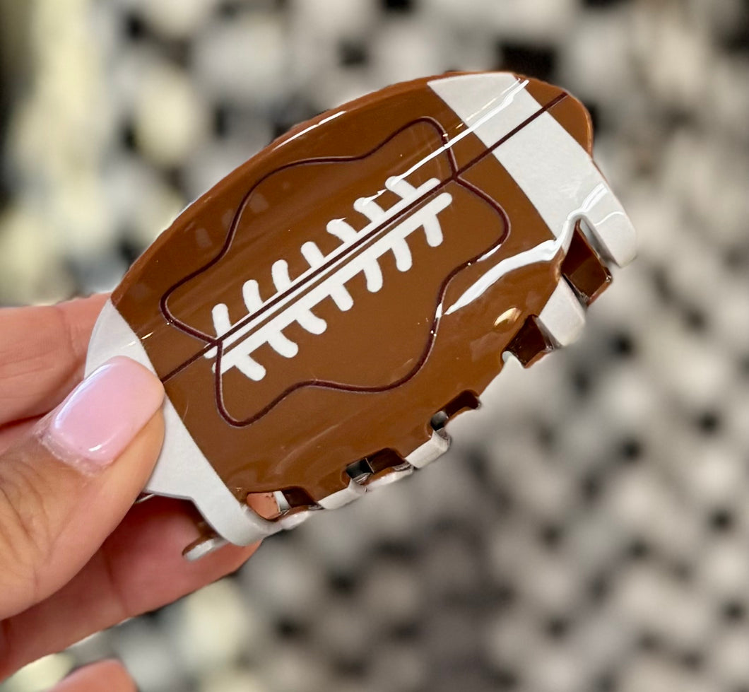 Football Hair Clip