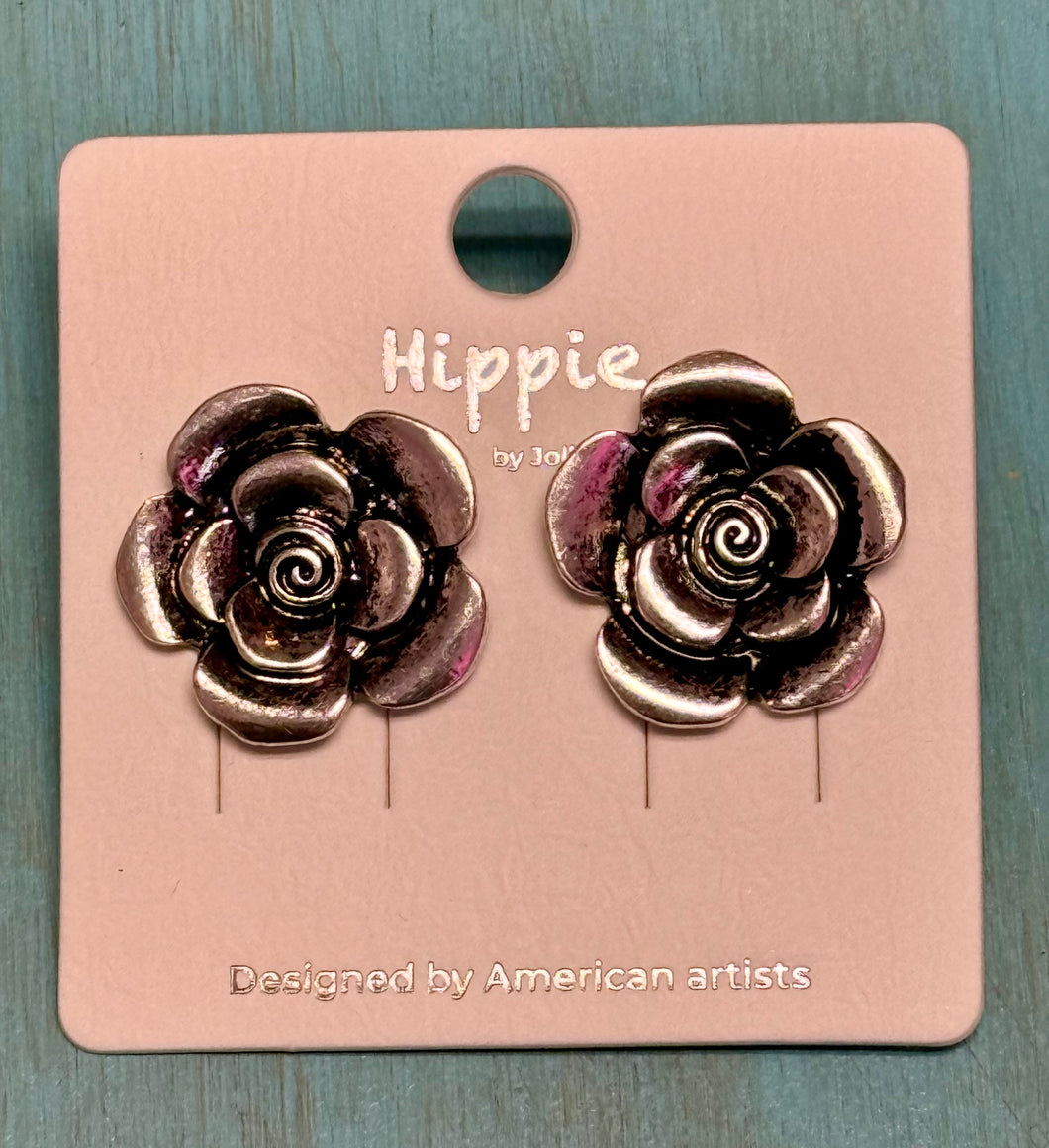 Rose Stud Earrings