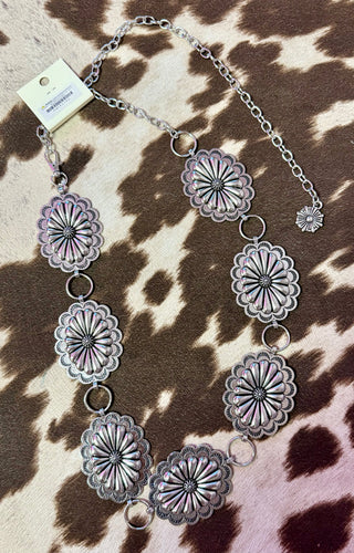 Silver Concho Belt