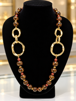 Leopard Luxe Necklace