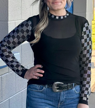 Checkered In Black