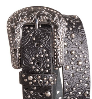 Rhinestone Studded Belt