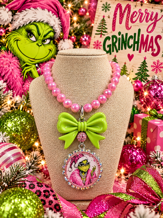 Girly Grinch Necklace