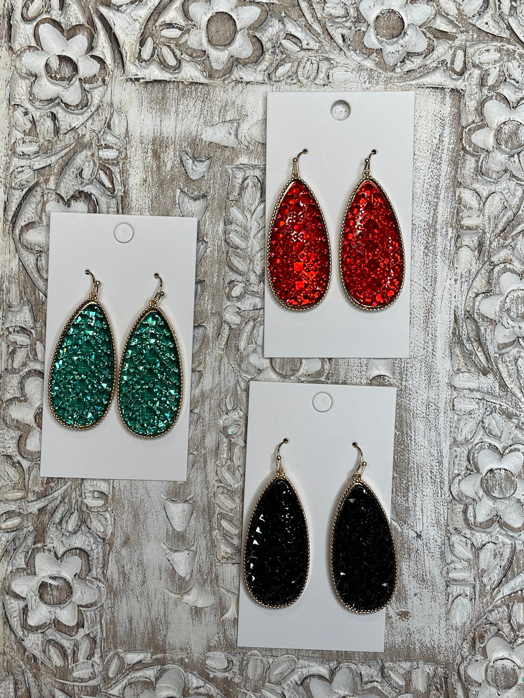 Keep It Flashy Drop Earrings - 3 Colors
