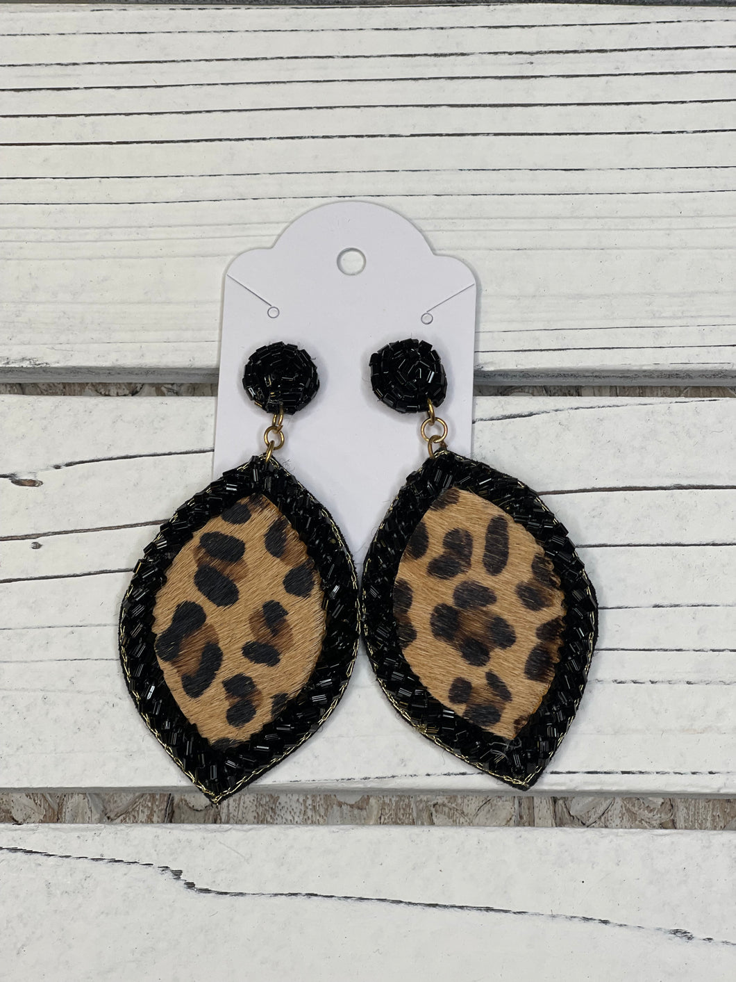 The Delaney Leopard Earrings